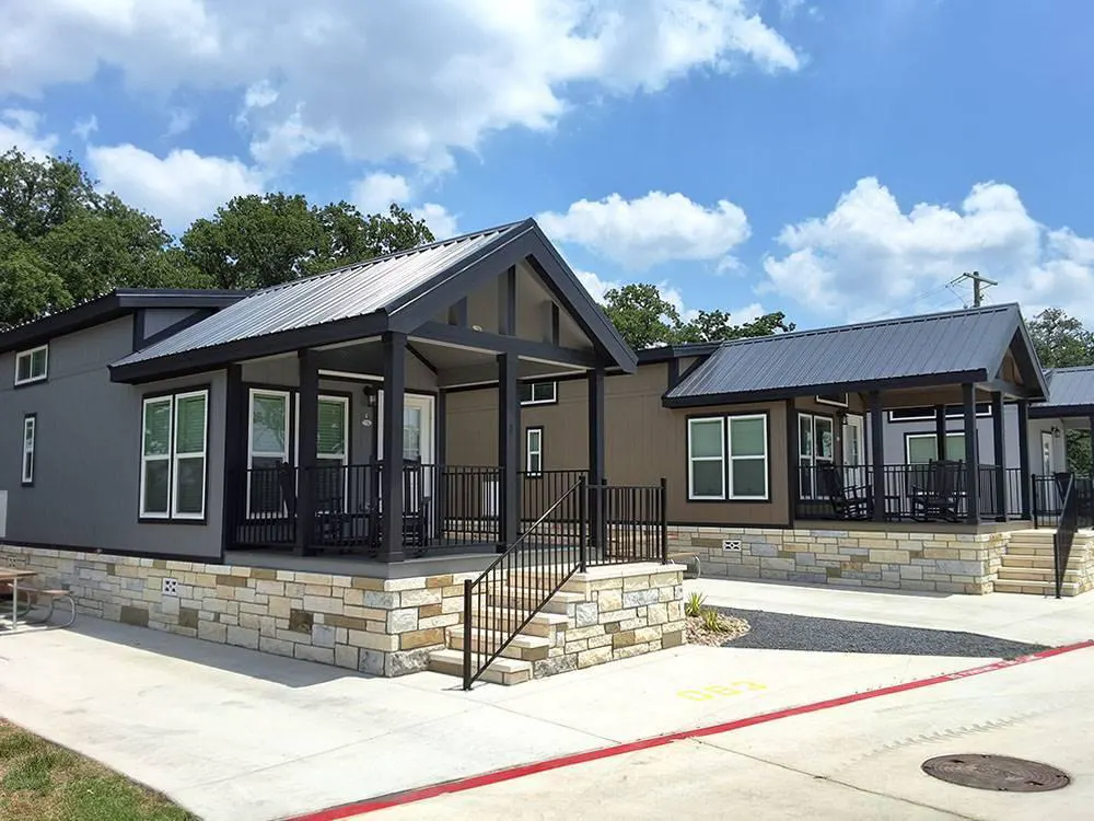 Tiny homes with covered porches